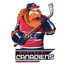 Наклейка Montreal Canadiens Mascot