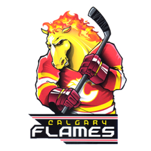 Наклейка Calgary Flames Mascot